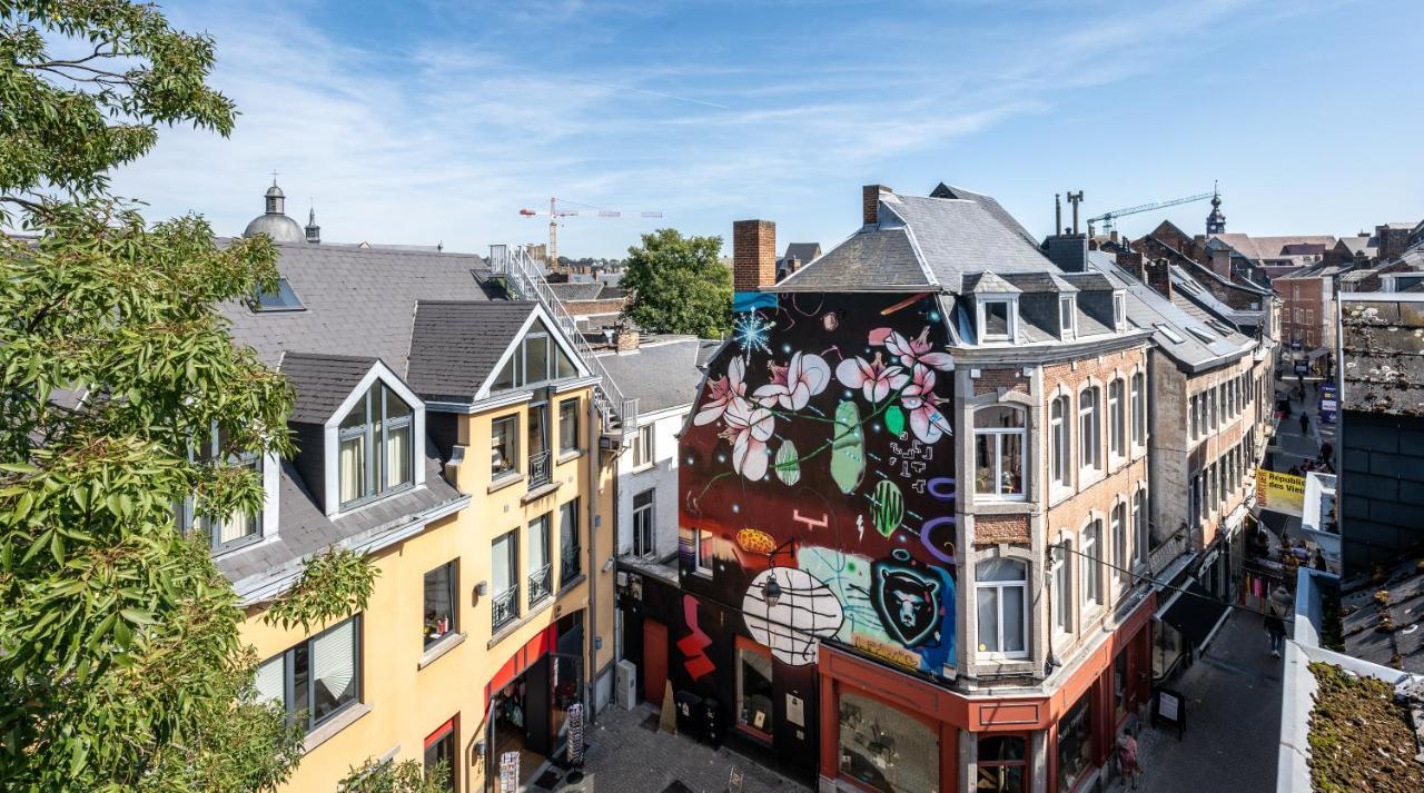 Les Cerisiers - Duplex De Standing Au Centre De Namur Luaran gambar